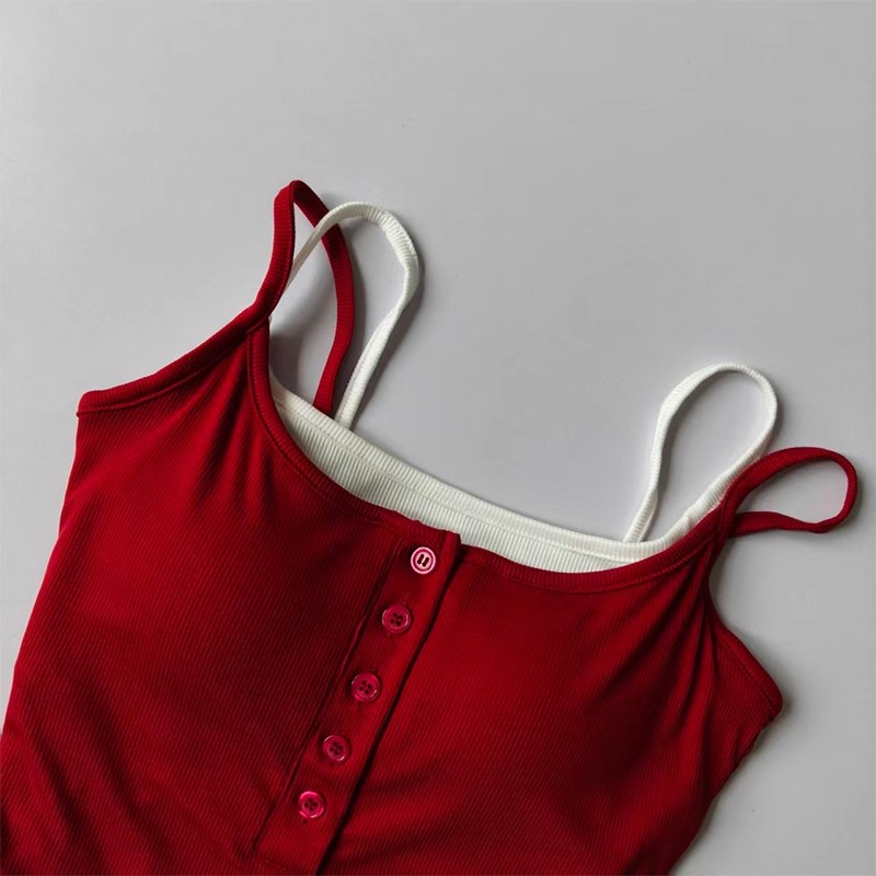 Yoga Mat For Fitness - Kolorowy, sportowy top typu bralet z