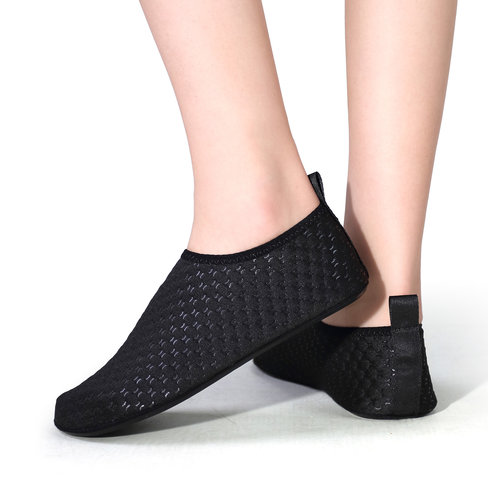 Yoga Fitness Band - Czarne szybkoschnące buty do wody, skarpety