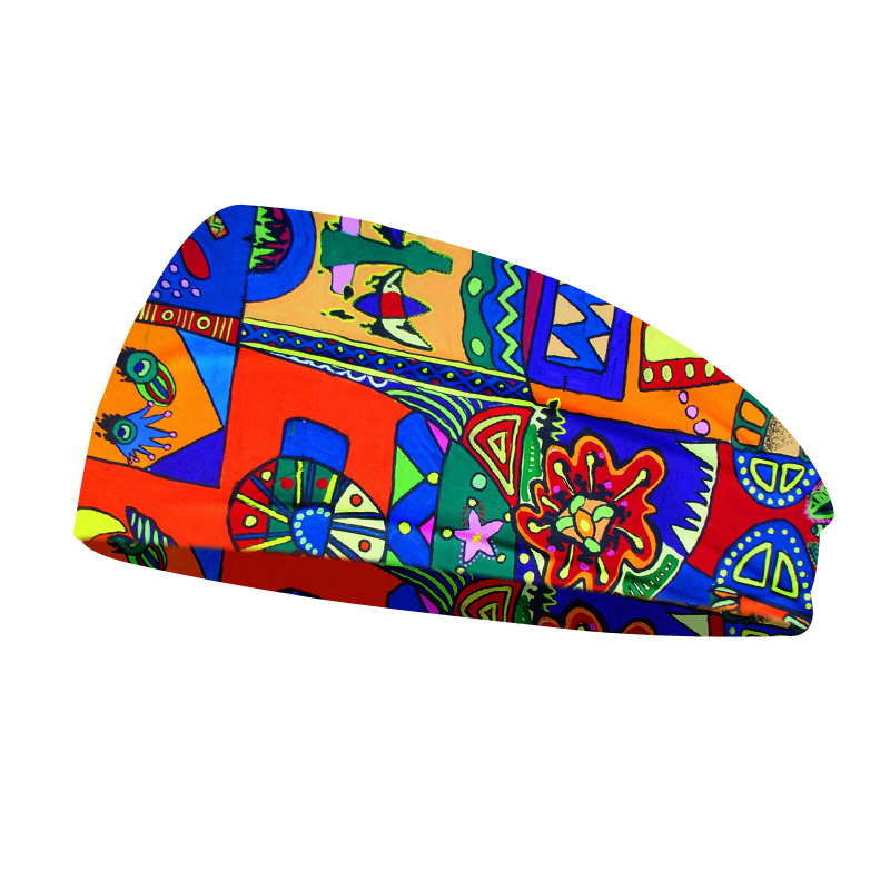 Yoga Fitness Band - Twórczy Graffiti Unisex elastyczna opaska do