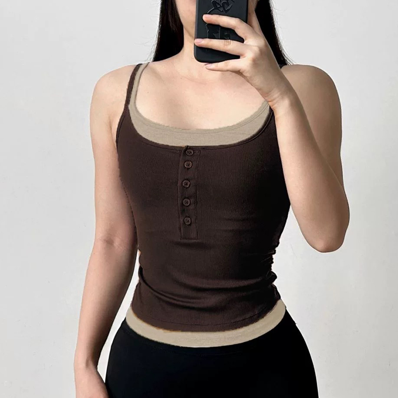 Kolorowy, sportowy top typu br – Yoga Mat For Fitness recenzja i cena